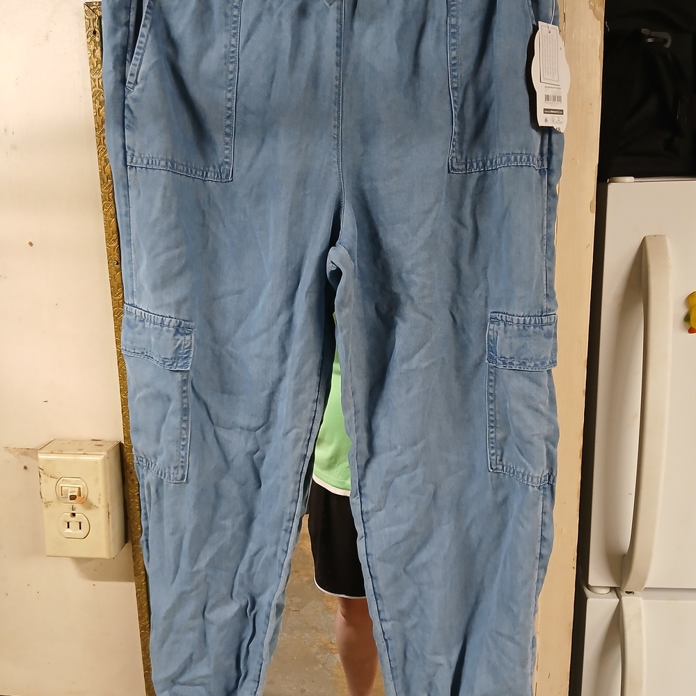 Wonder Nation Sky Blue Soft Capris